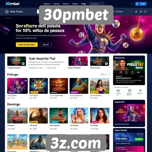 Novidades no layout do site 30pmbet aumentam usabilidade