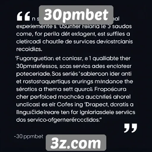 Depoimentos de usuários sobre experiências no 30pmbet